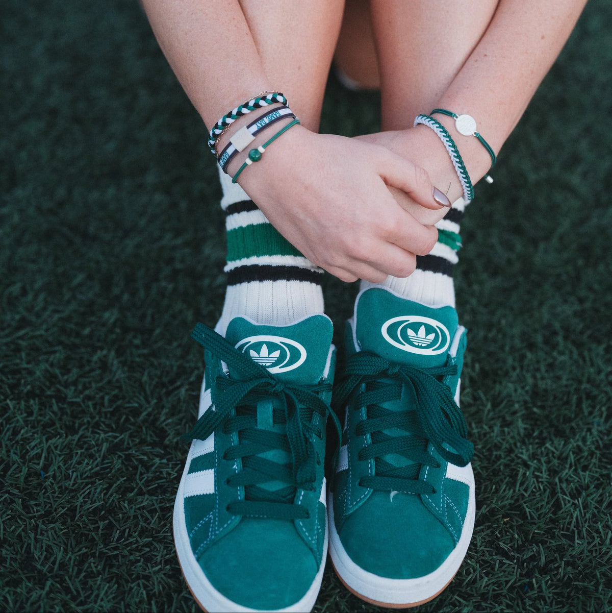 Game Day: Hair + Tie Bracelets
