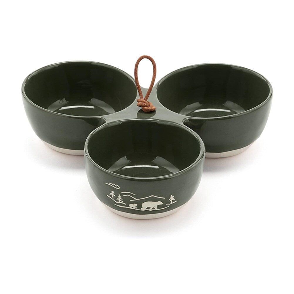 Condiment Tri-Bowl - Mountain