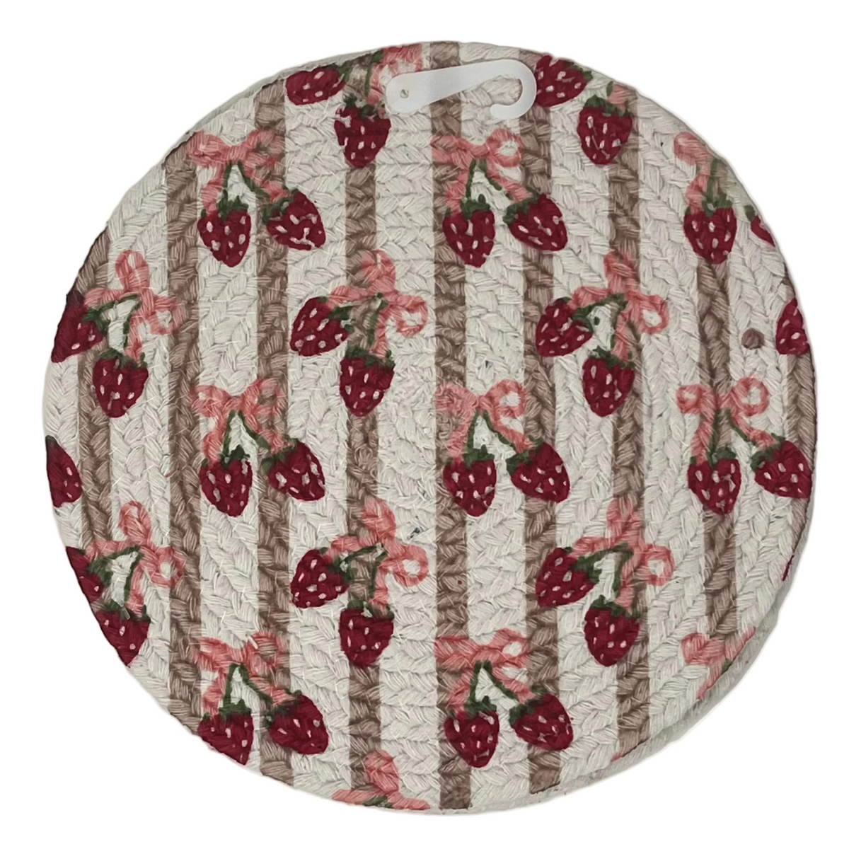 Summertime Cotton Trivets 9" Rnd