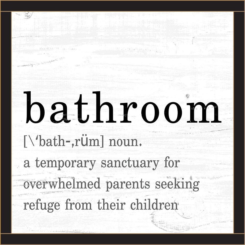 Wood Framed Wall Sign