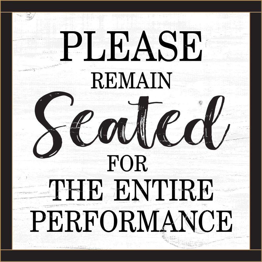 Wood Framed Wall Sign