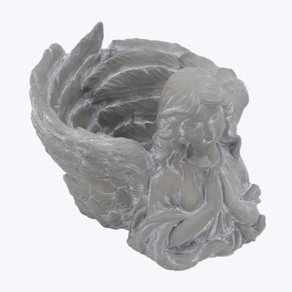 Cement Praying Angel Planter
