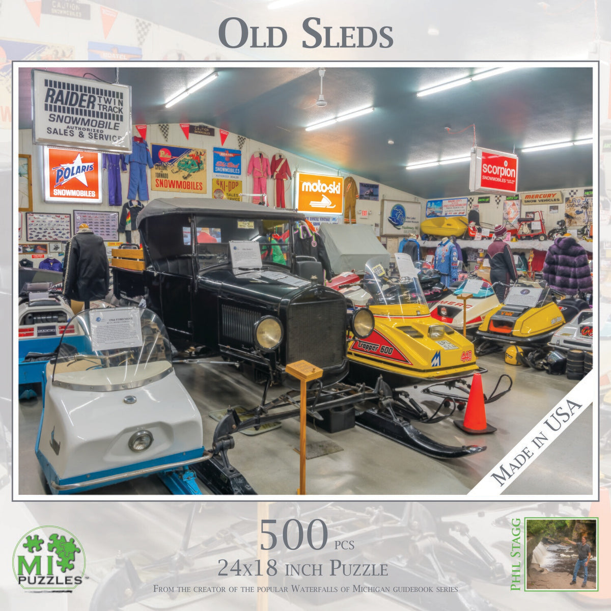 Old Sleds 500 pc Puzzle