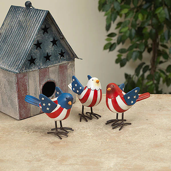 Assorted Resin Americana Bird Figurine