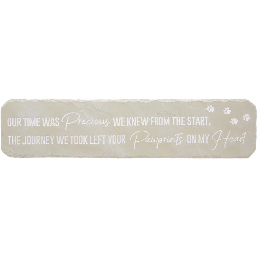 Pawprints on My Heart Garden Stepping Stone