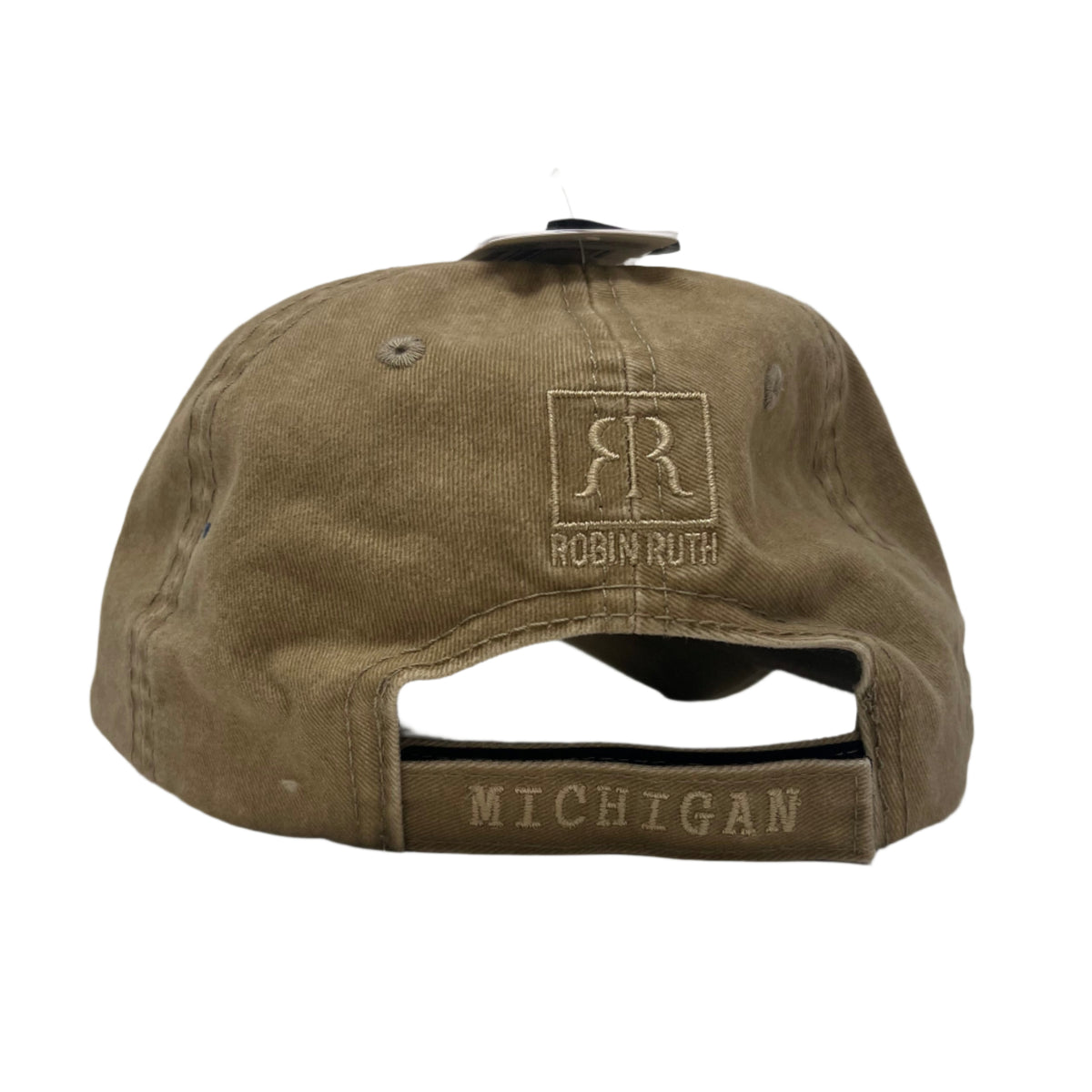 Tan Great Lakes State Embroidered  Ball Cap