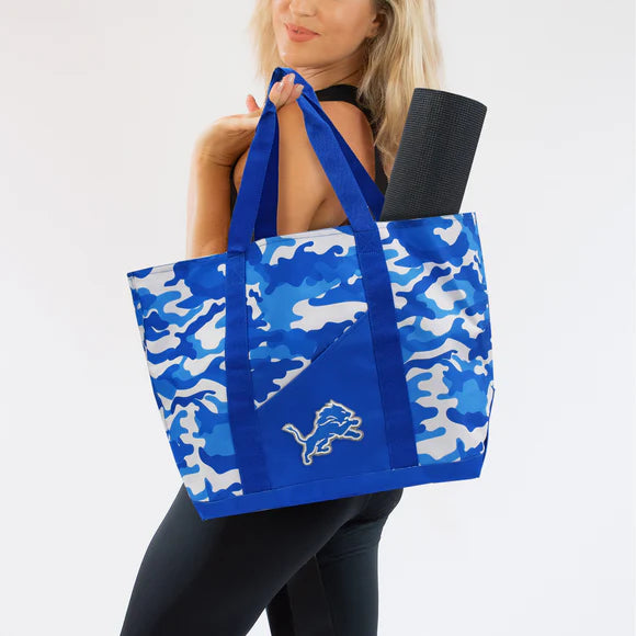 Lions Super-Duty Camo Tote