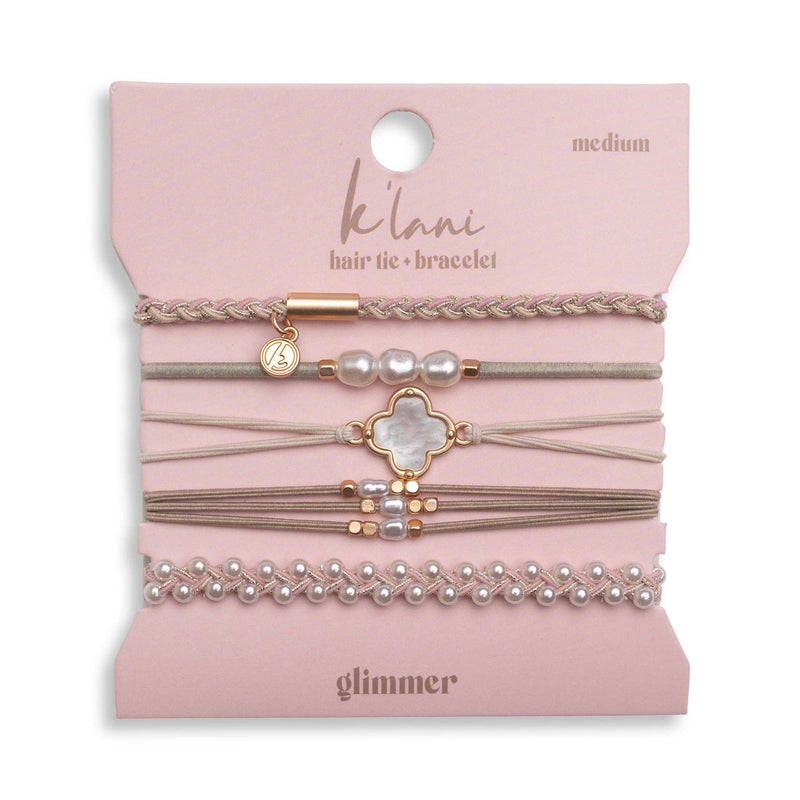 Glimmer: Hair + Tie Bracelets