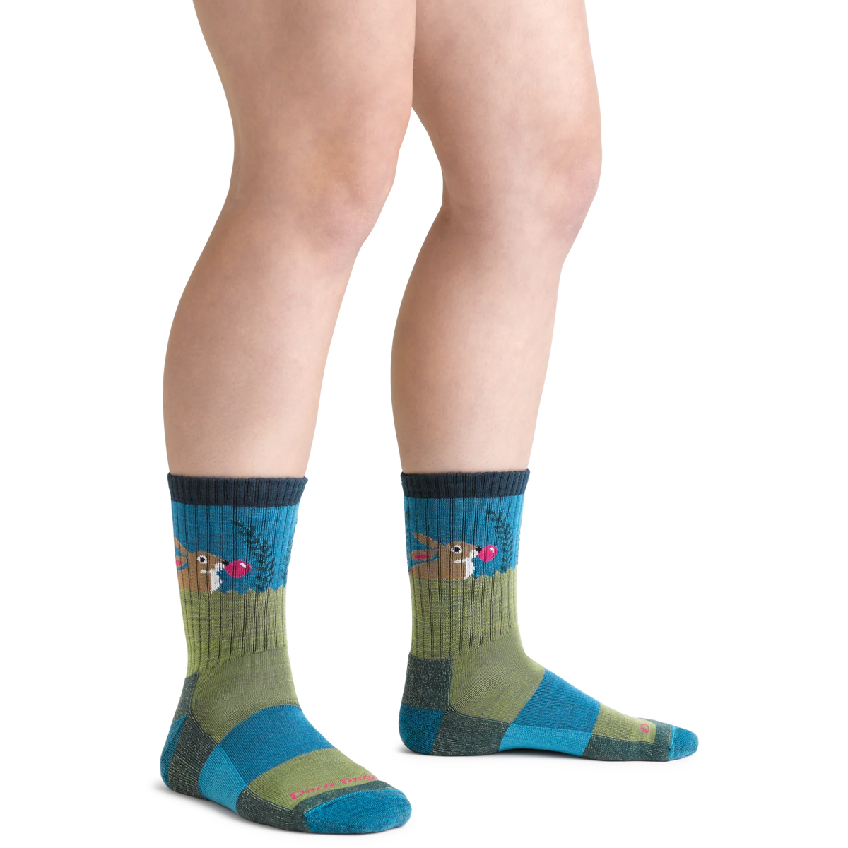Kids Jr. Hike/Trek Bubble Bunny Micro Crew Cushioned Lightweight Hiking Socks
