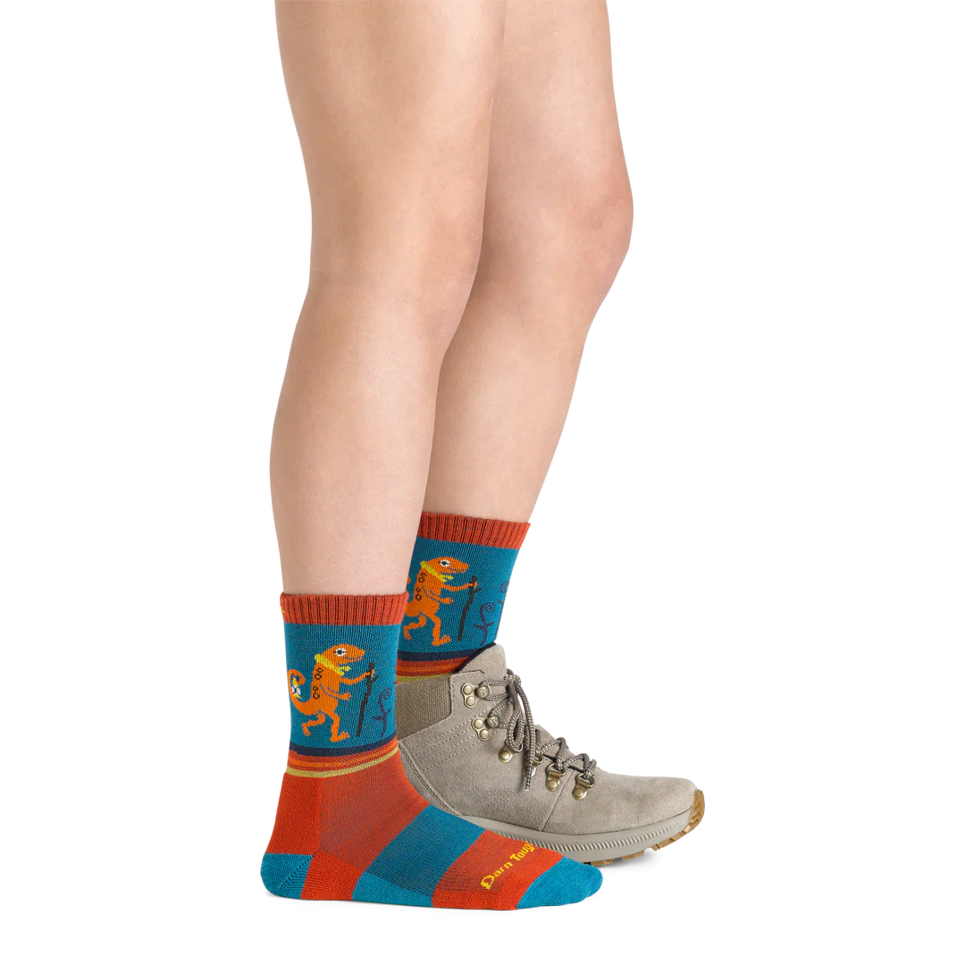 Kids Jr. Hike/Trek Sal Micro Crew Cushioned Lightweight Hiking Socks