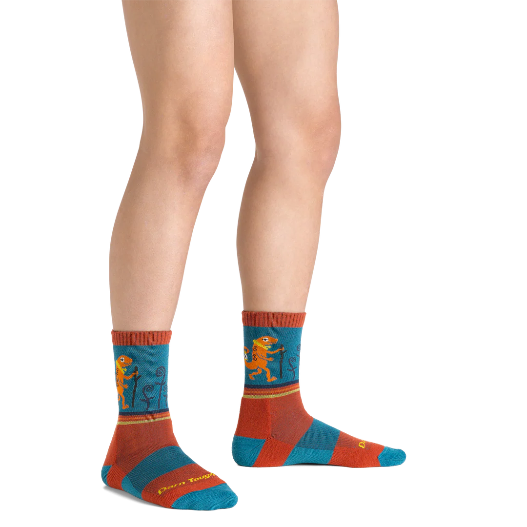 Kids Jr. Hike/Trek Sal Micro Crew Cushioned Lightweight Hiking Socks