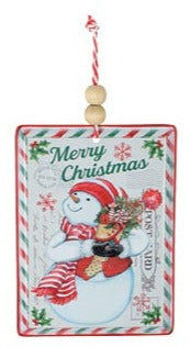 Tin Vintage Christmas Ornament