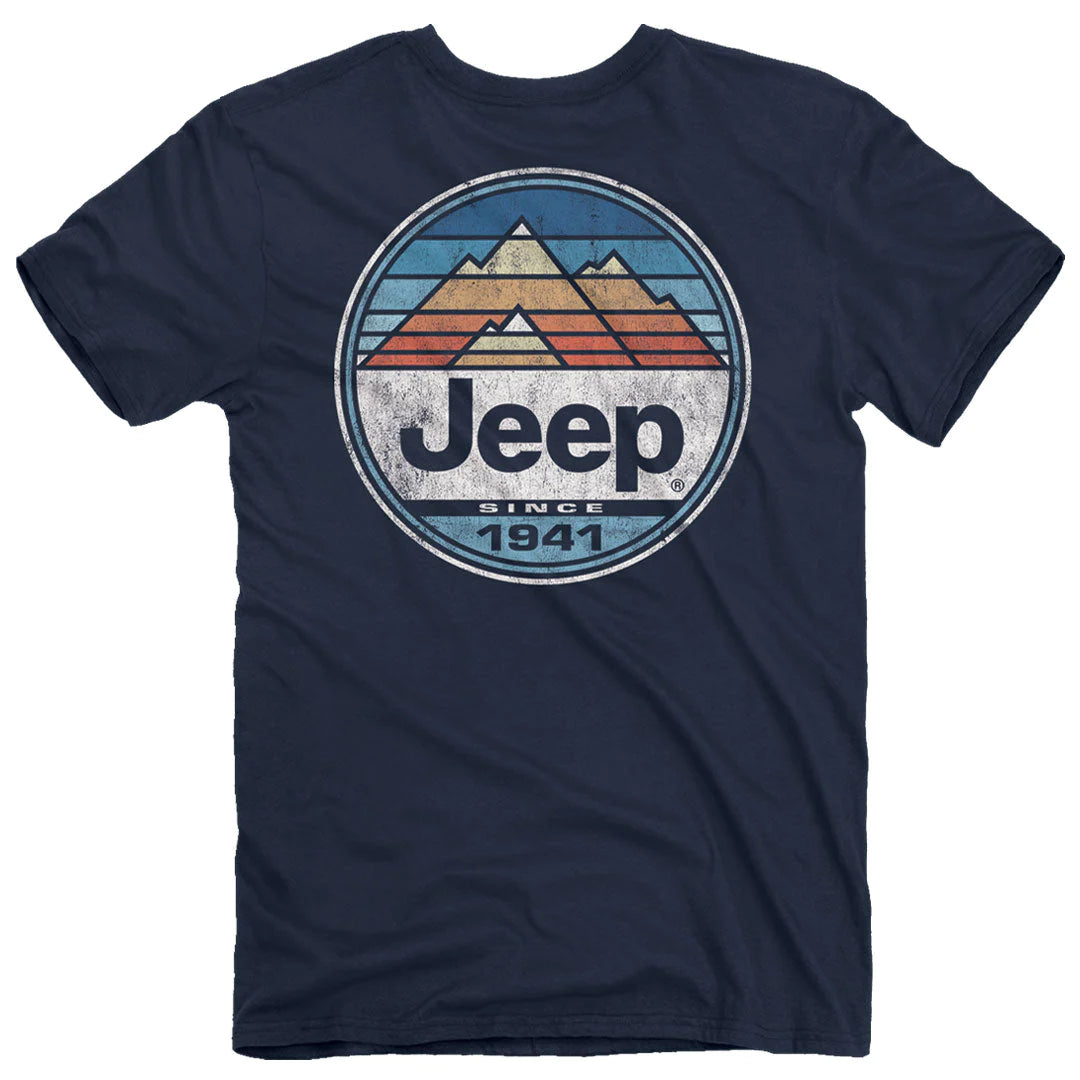 Navy Jeep Mountain High T-Shirt