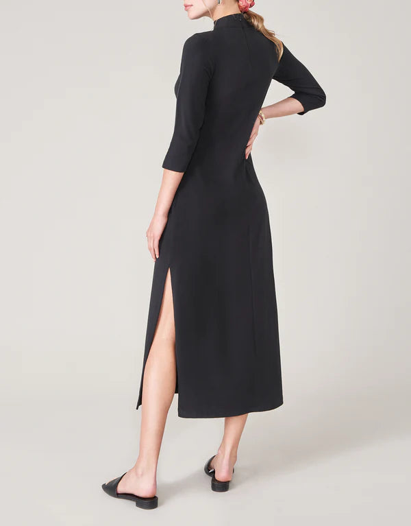 Naomi Mockneck Dress Black