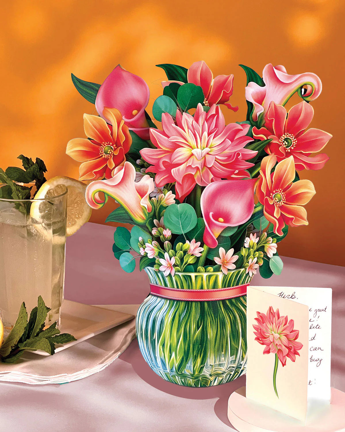 Pop-Up Greeting Card FreshCut Flowers