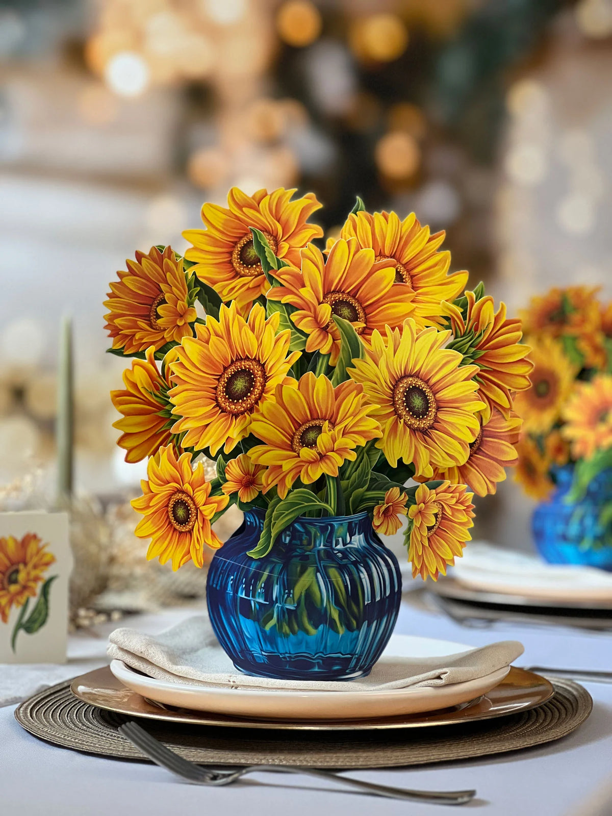 Pop-Up Greeting Card FreshCut Flowers