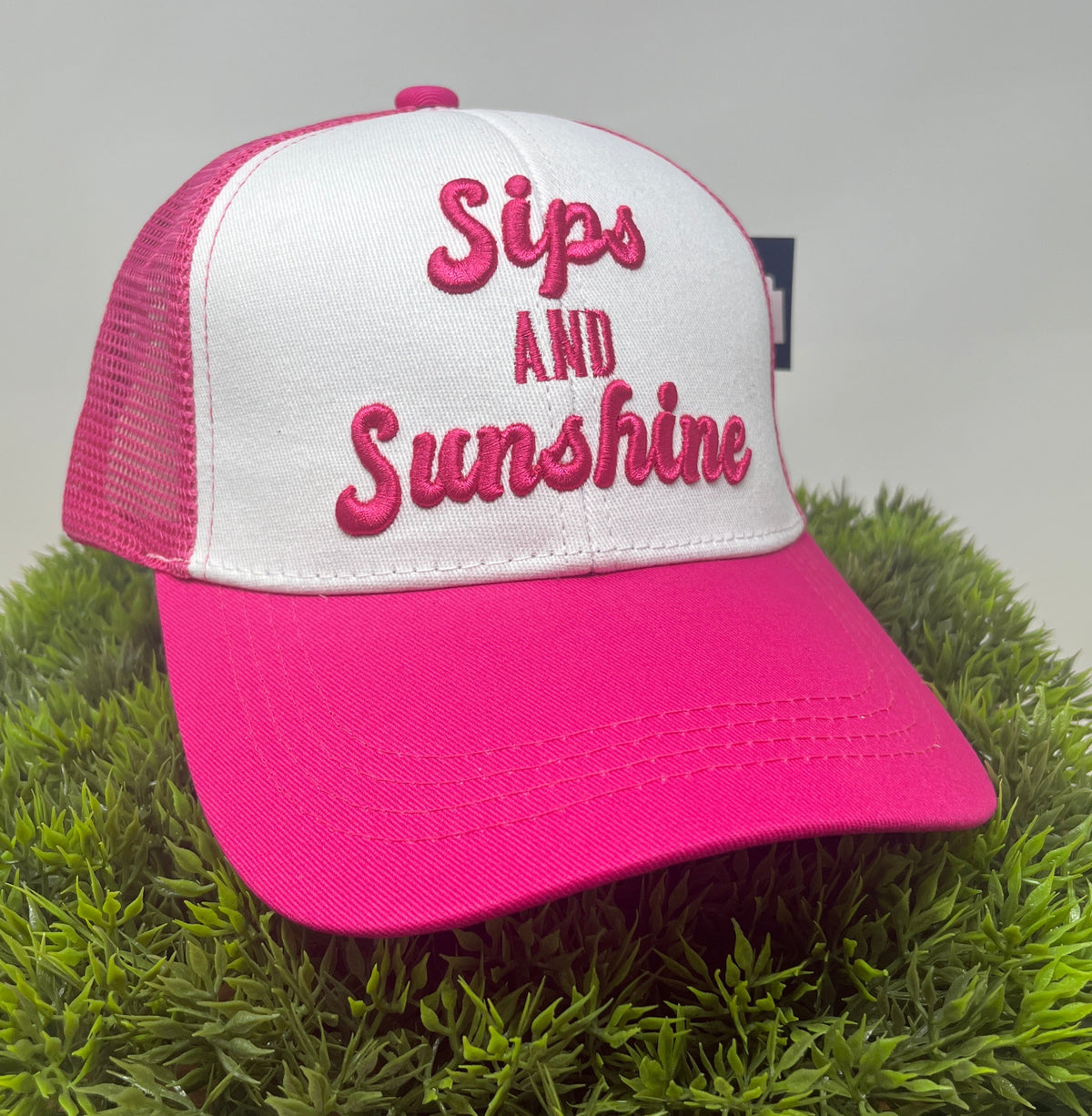 Sips &amp; Sunshine Trucker Hat