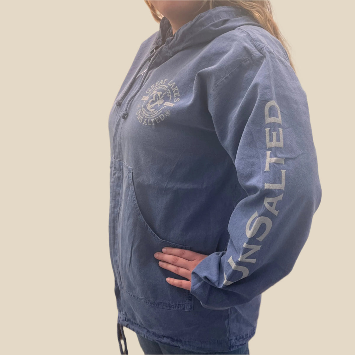 Great Lakes Zip Thin Hoodie