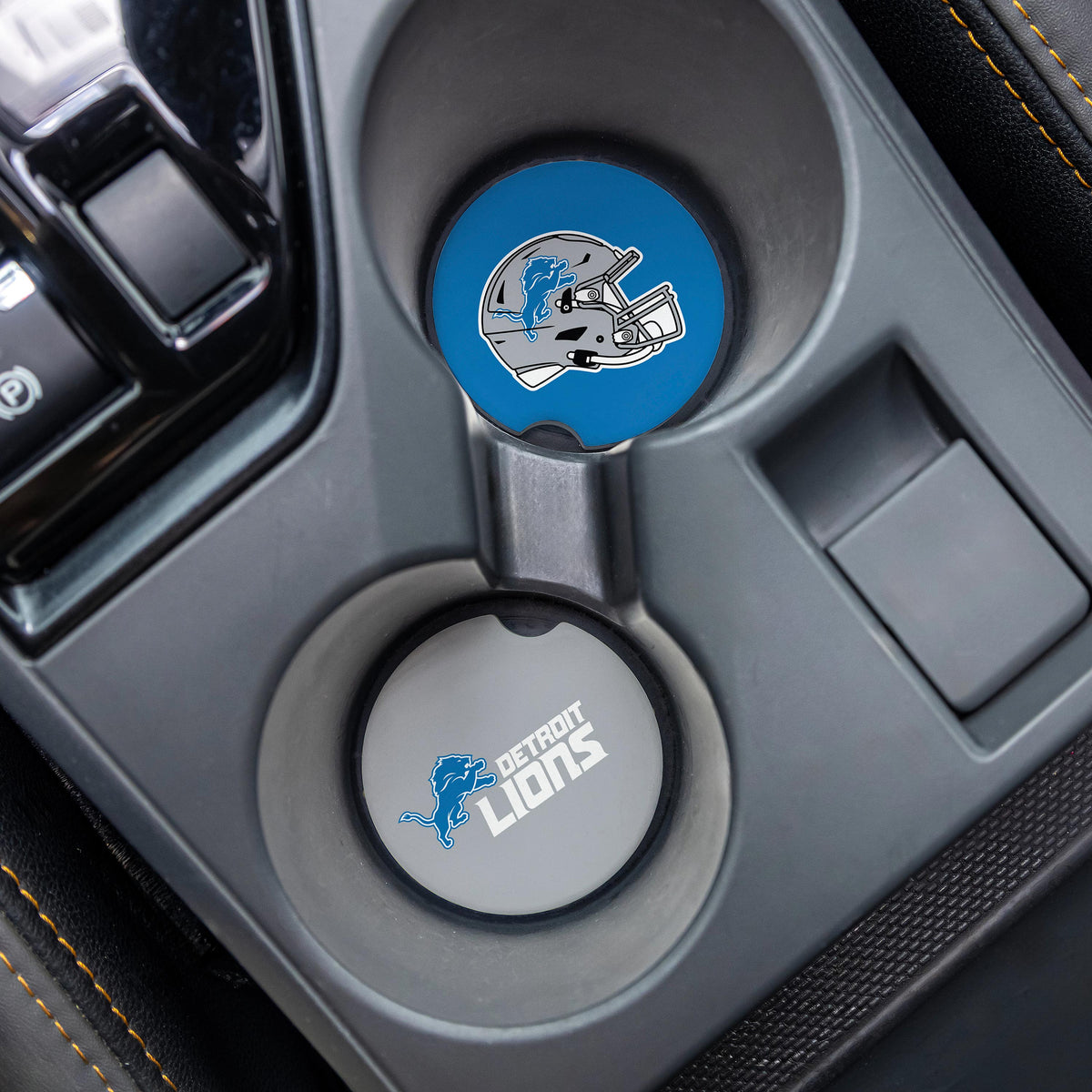 Detroit Lions Car Coasters Set/2