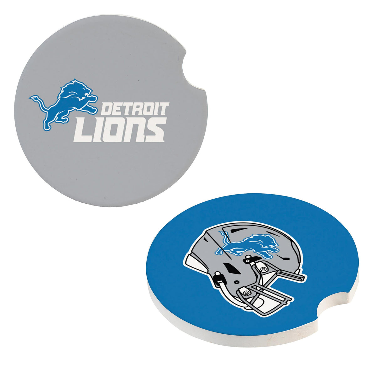 Detroit Lions Car Coasters Set/2
