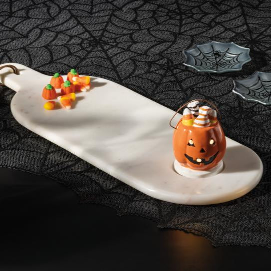 Pumpkin Basket LED Sitter