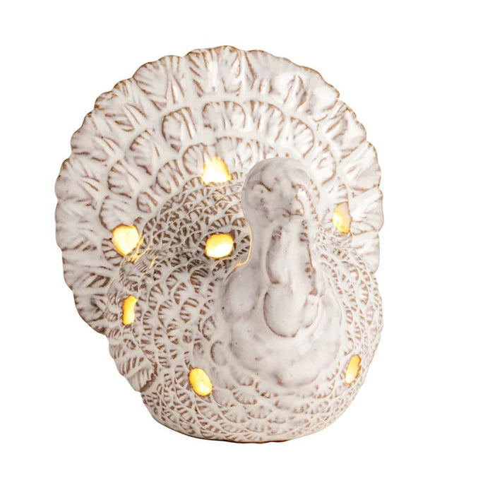 White Turkey Light-Up Sitter