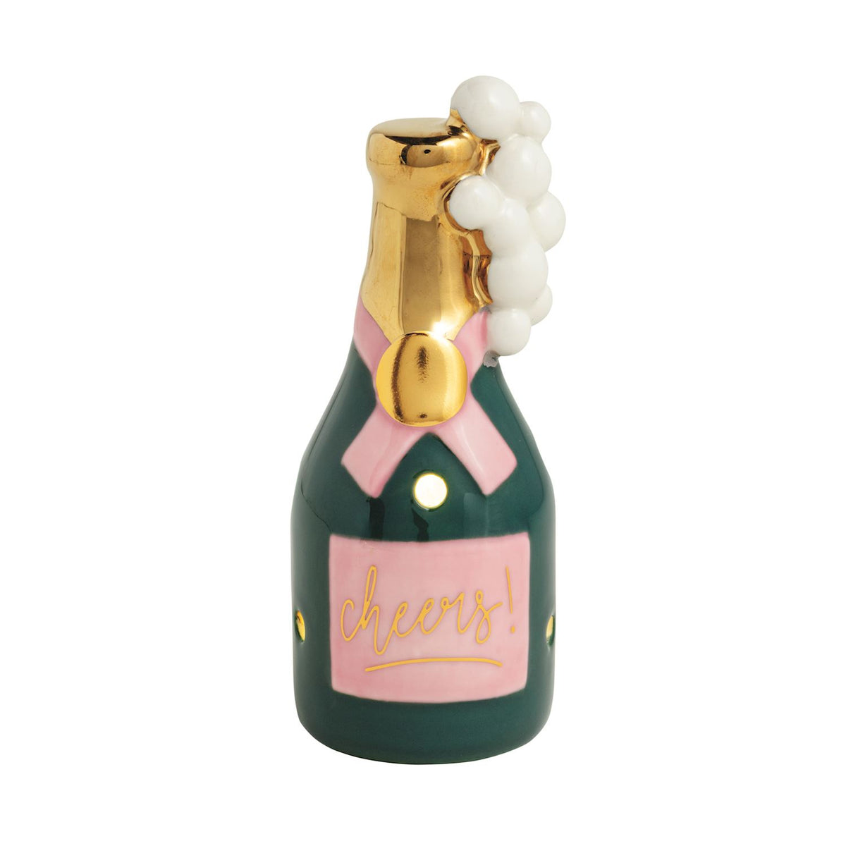 Champagne Light-Up Sitter — Mud Pie