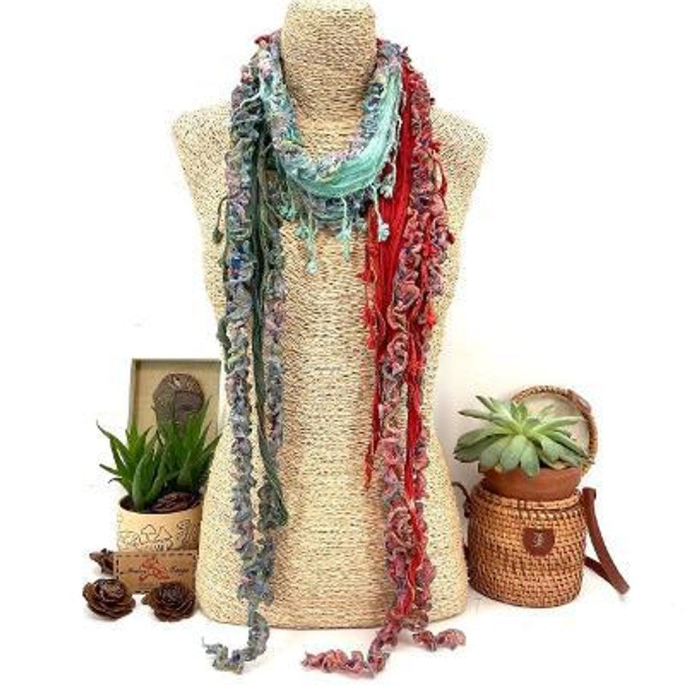 Monkey Mango Ombre Fringe Scarf