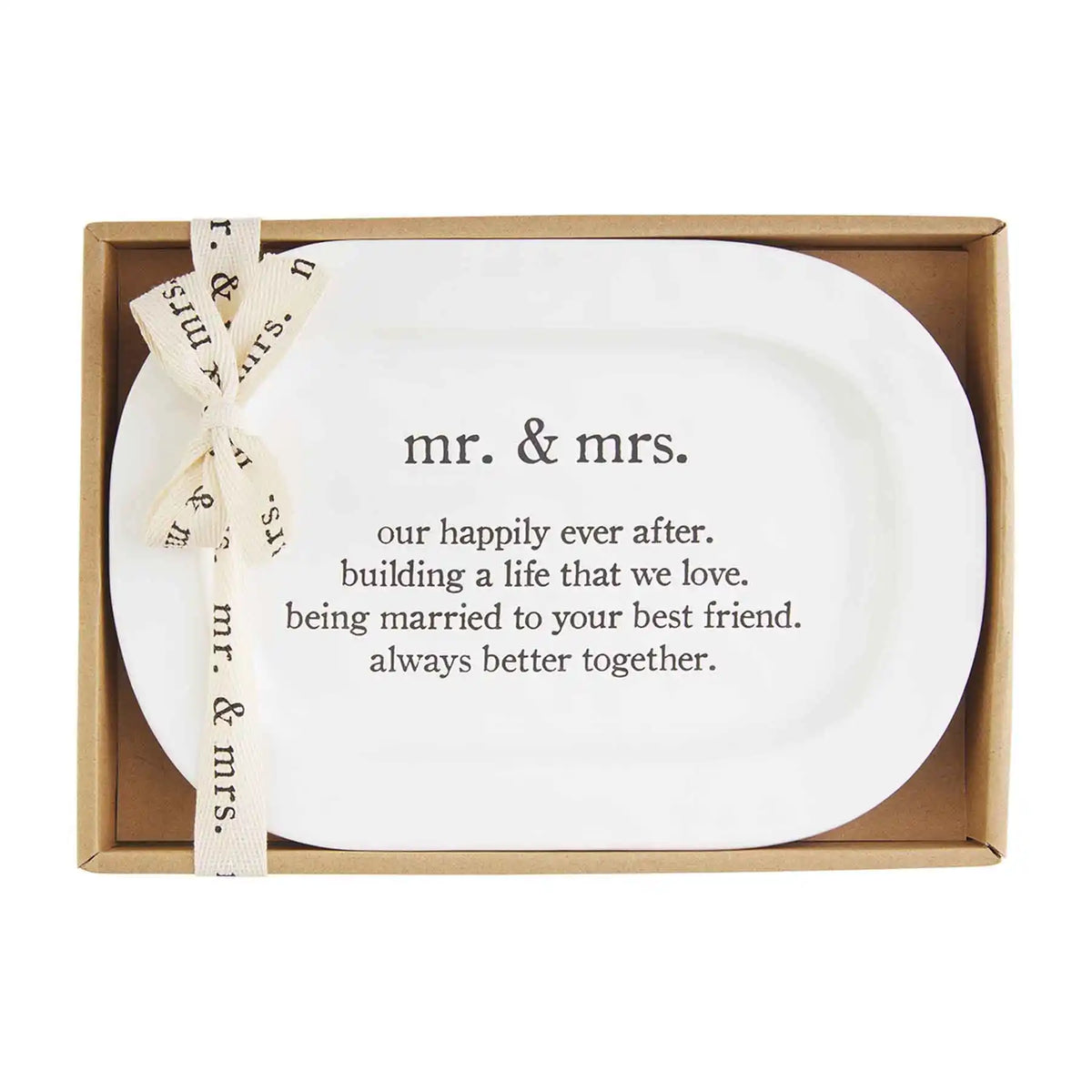 Mr. And Mrs. Sentiment Plate