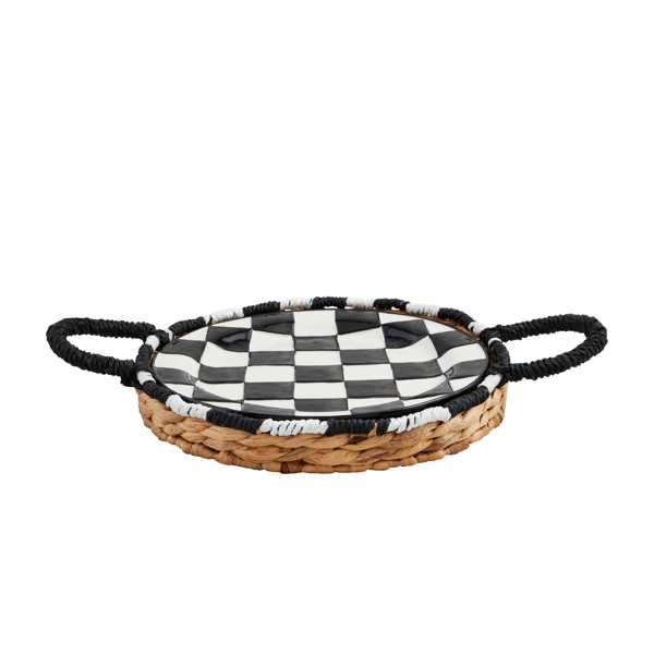 Bistro Woven Basket & Platter Set/2