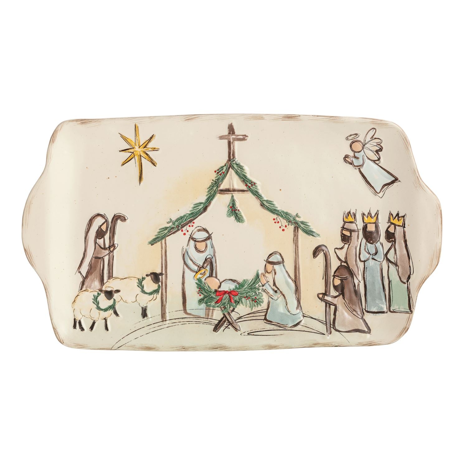 Nativity Platter — Mud Pie