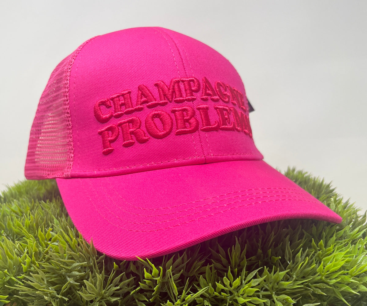 Champagne Problems Trucker Hat