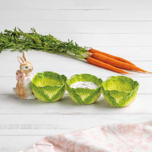 Bunny Cabbage Triple Tidbit Dish