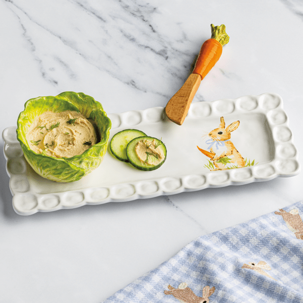 Easter Cabbage Tidbit & Tray Set/3