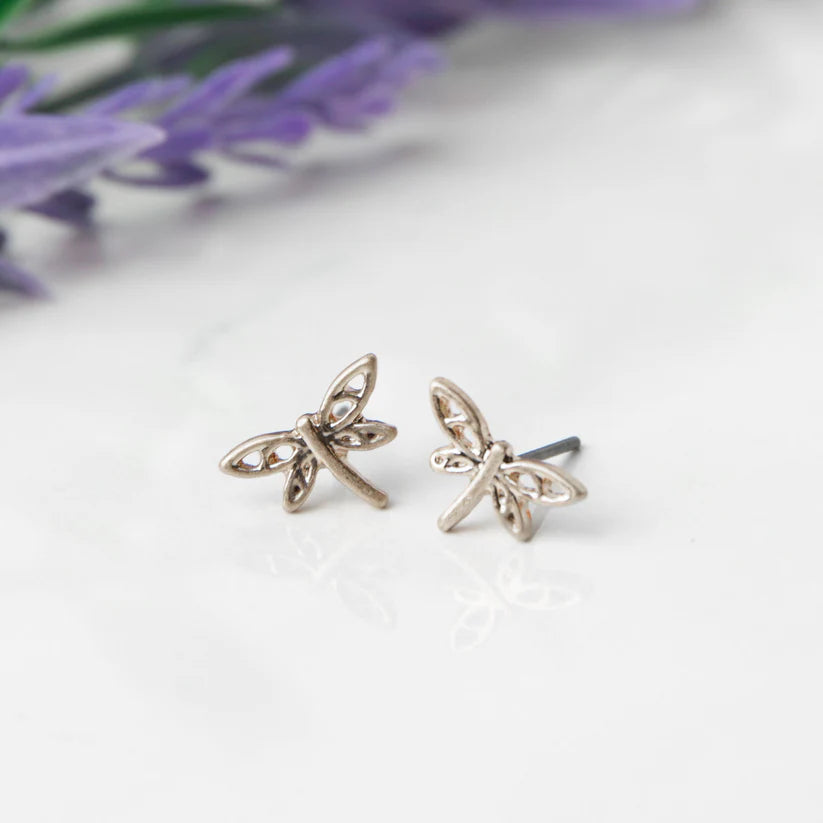 Dragonfly Stud Buds Earrings