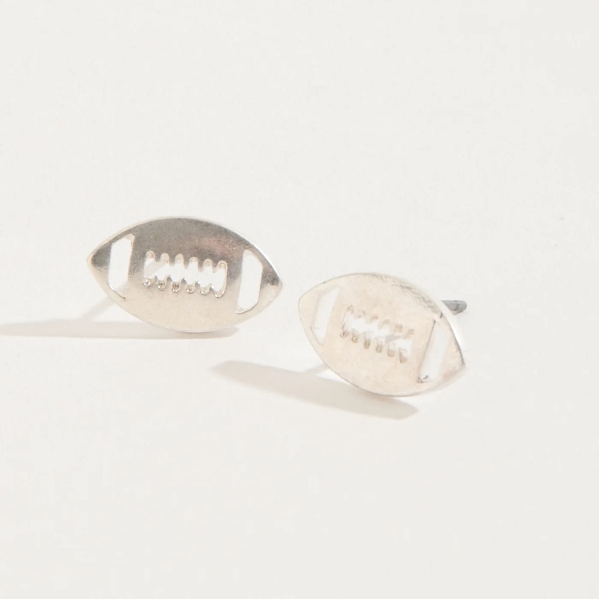 Football Stud Bud Earrings