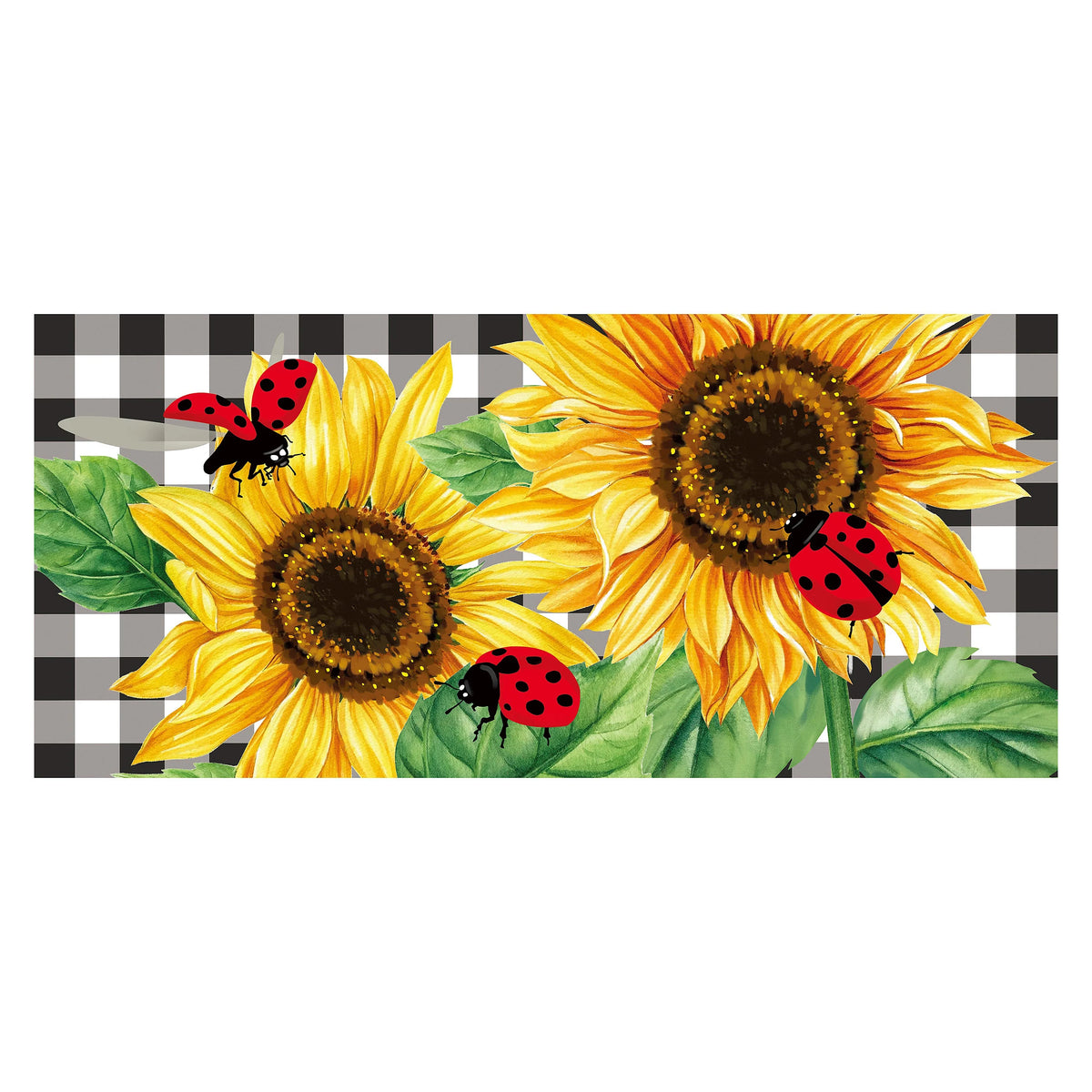 Sunflower Ladybugs Sassafras Switch Mat Insert