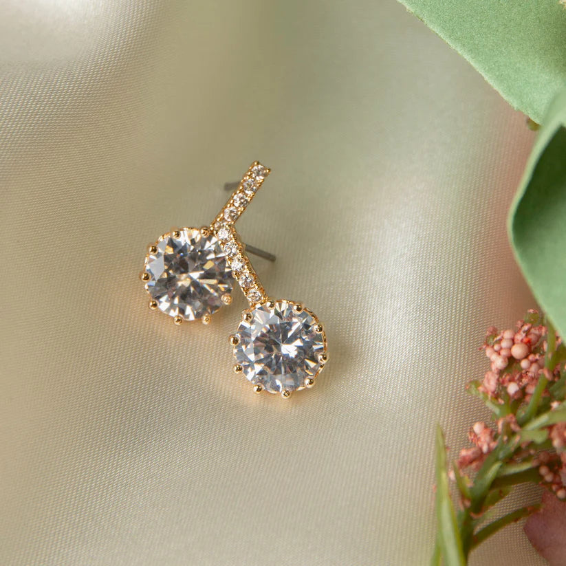 Pave Bar Dazzler Earrings