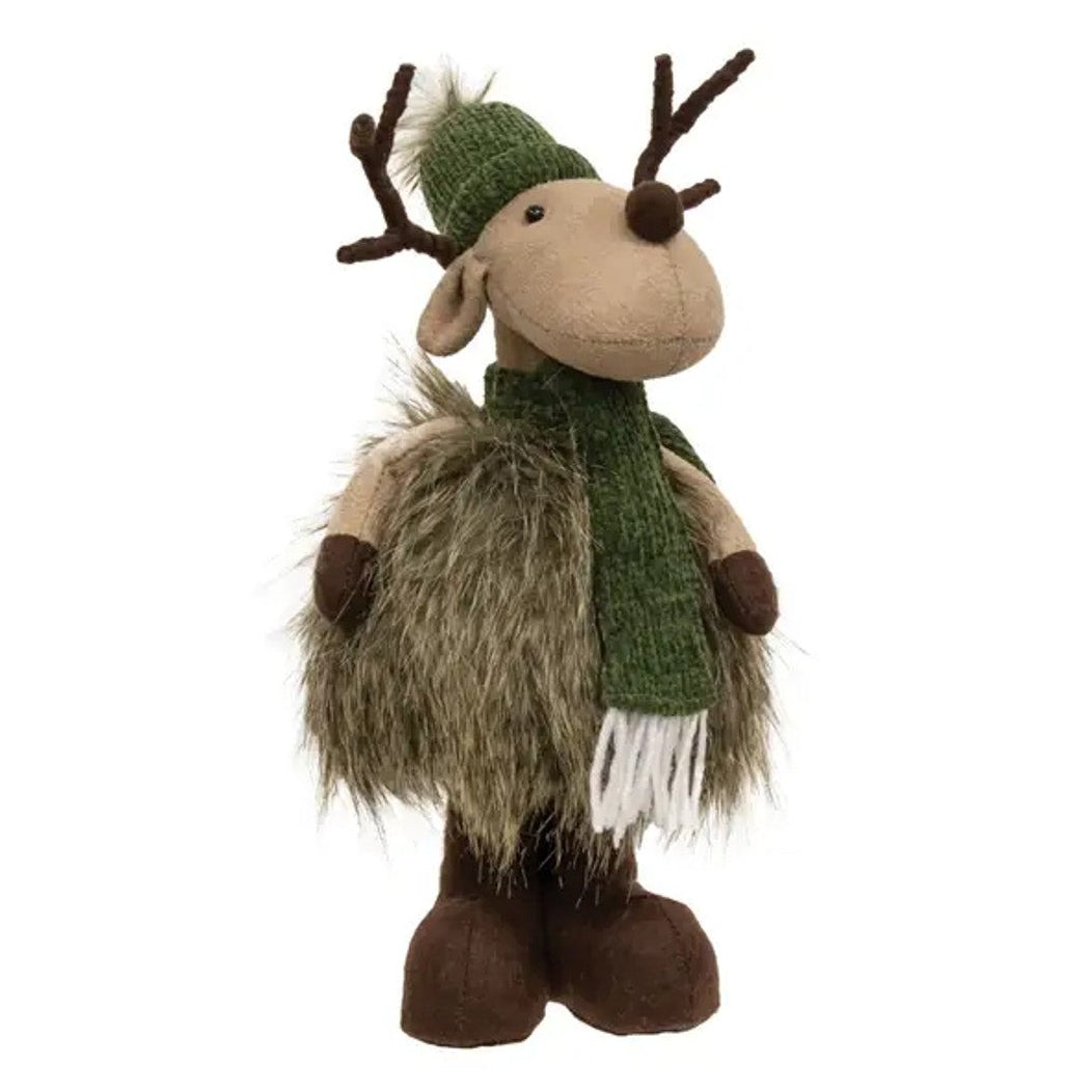Standing Reindeer w/ Green Scarf