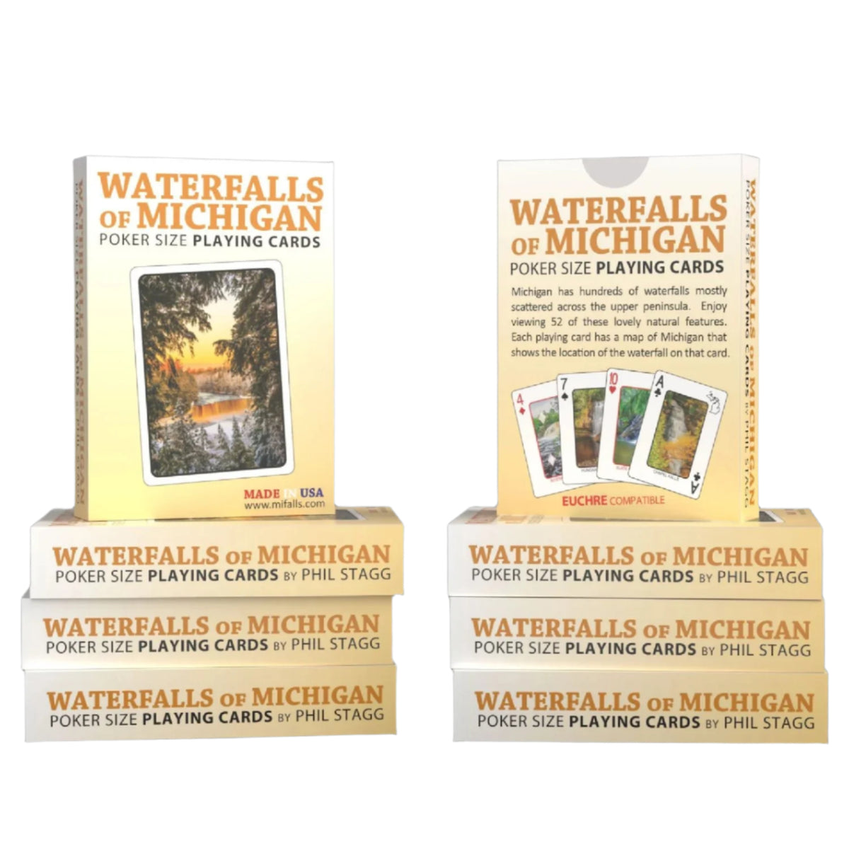 Waterfalls of Michigan Playing Cards