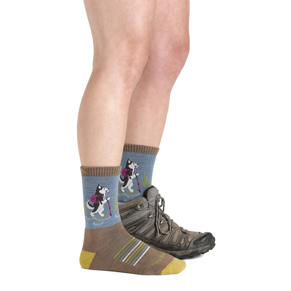 Women&#39;s Critter Club Micro Crew Cushion Lightweight Hiking Socks