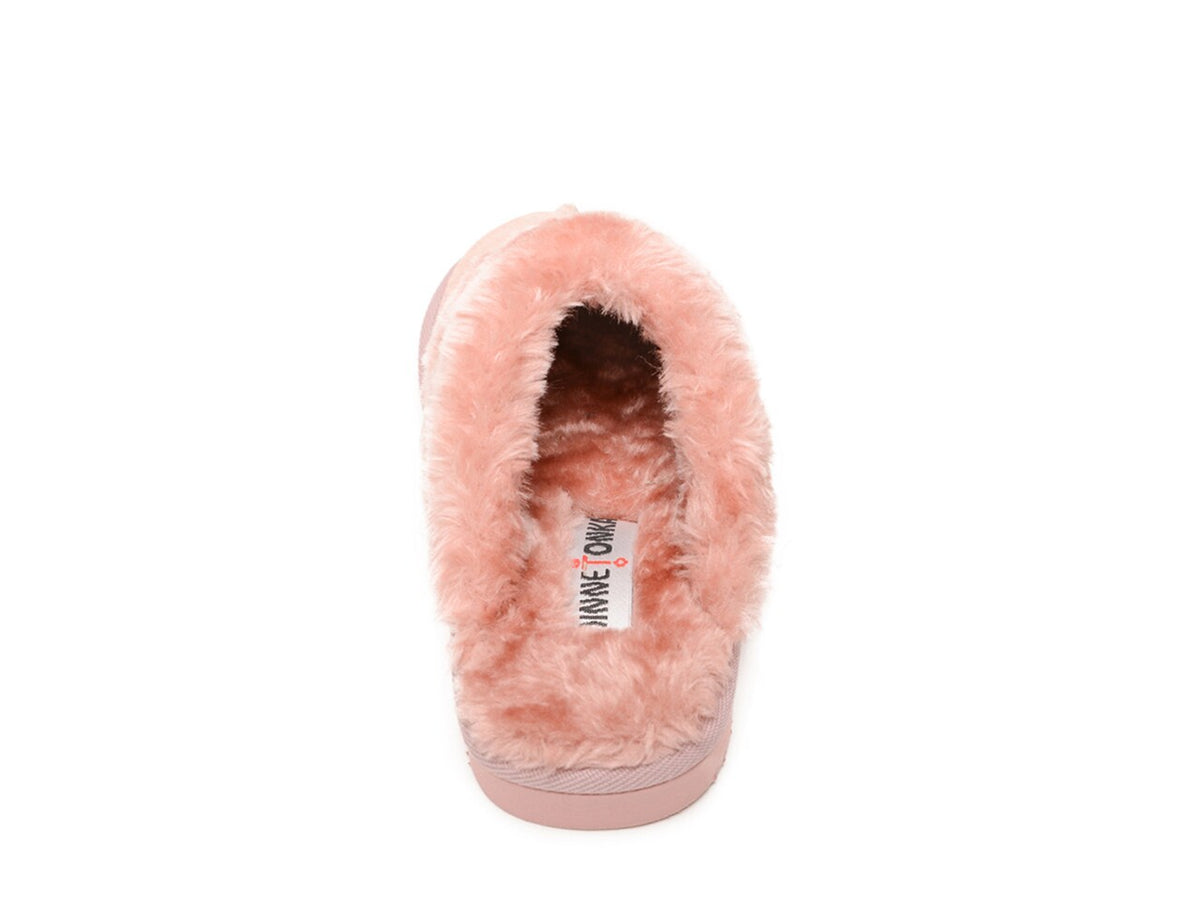 Minnetonka Blush Chesney Slip On Slippers