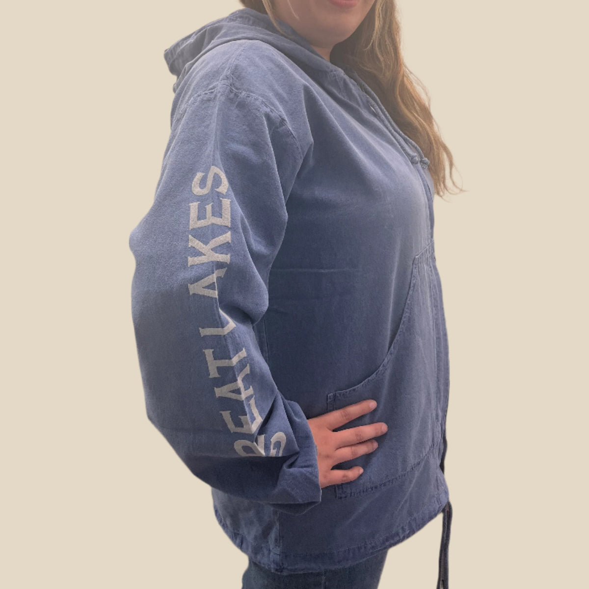 Great Lakes Zip Thin Hoodie