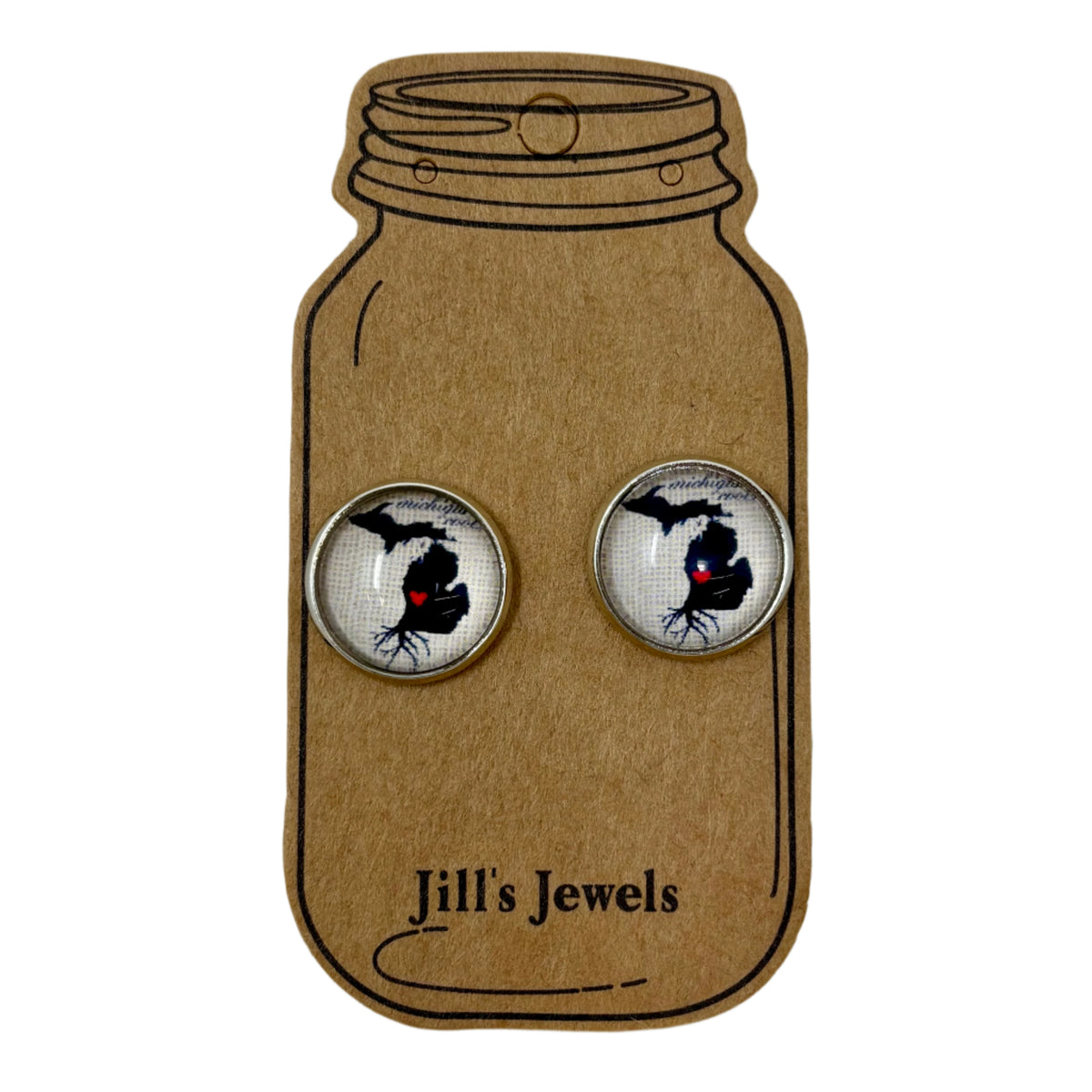 10mm Michigan Stud Earrings