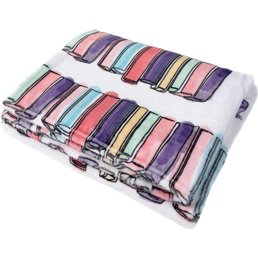 Day Without Reading Plush Blanket