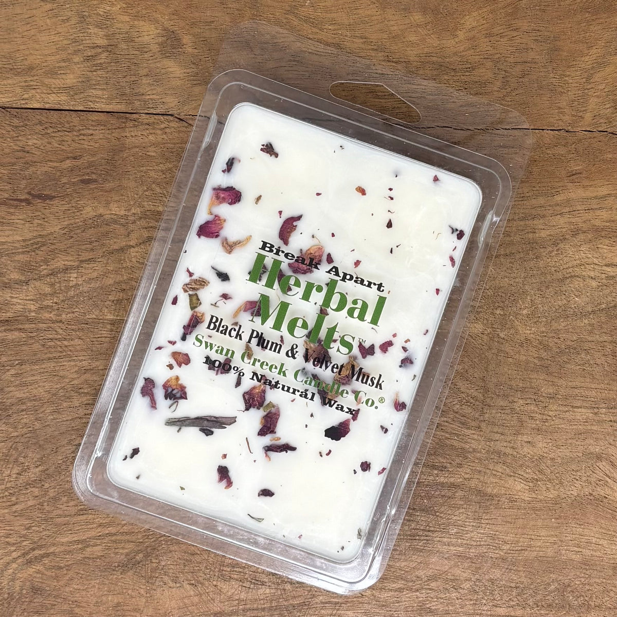 Black Plum &amp; Velvet Musk Herbal Wax Melt