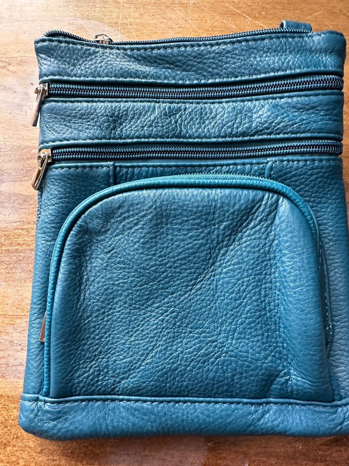 Leather Crossbody On the Go Bag