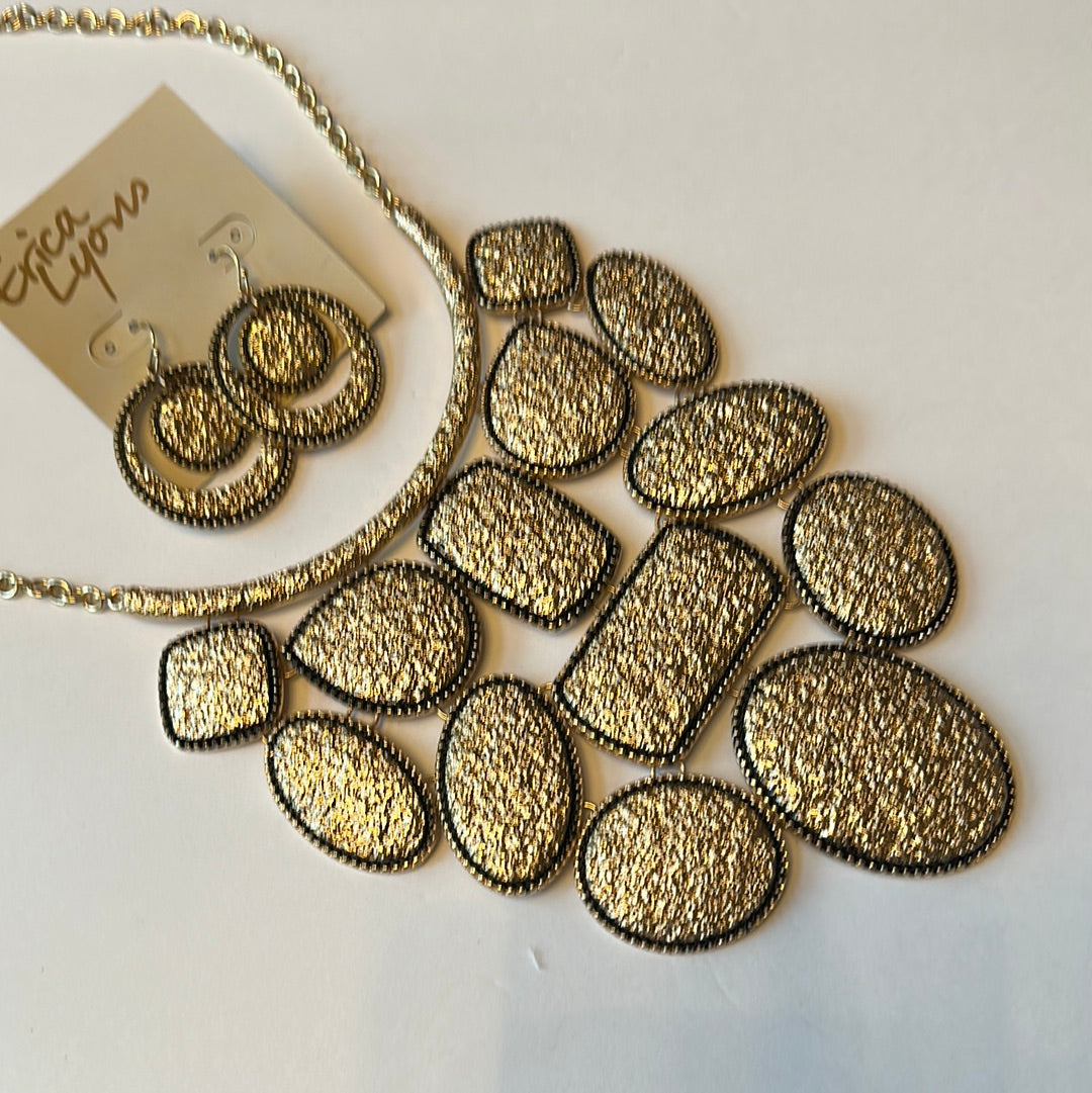 Devon Fashion Yellow Gold Diamond Cleopatra Necklace 46799 - Devon Fine  Jewelry