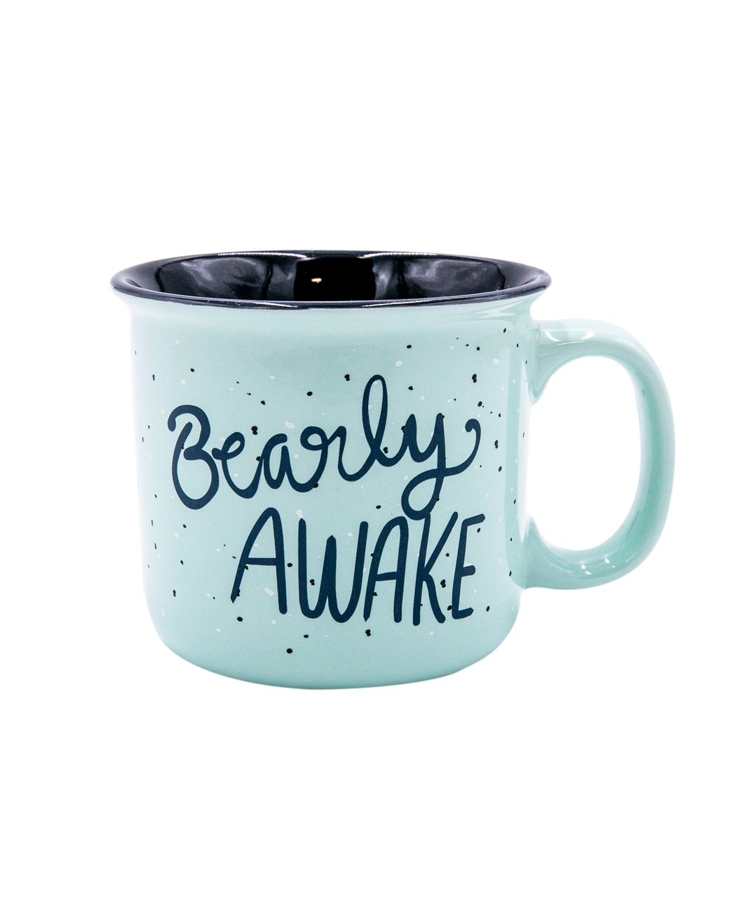 Bearly Awake Blue Ceramic Mug