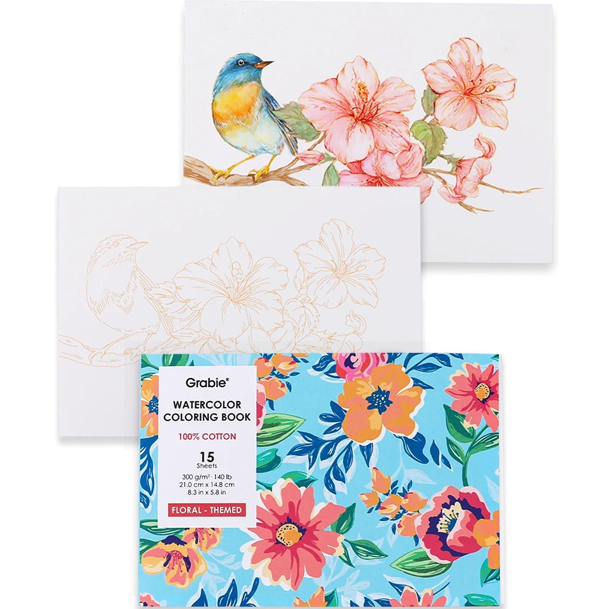 Watercolor Coloring Book